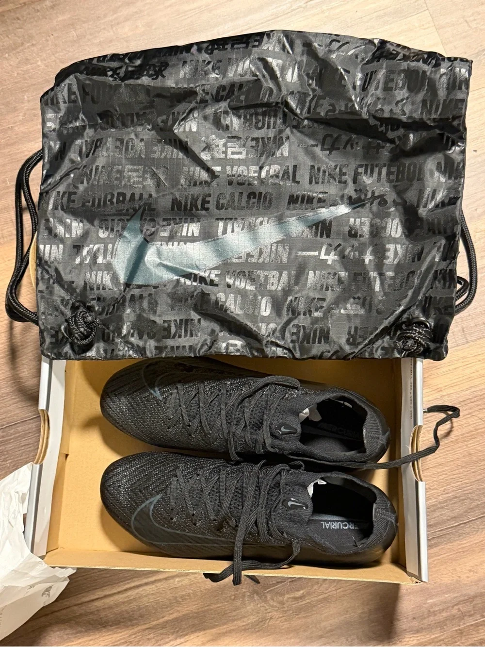 Nike Mercurial Vapor 16 Elite FG Black FQ1457-002 Men 5 Women 6.5 NEW